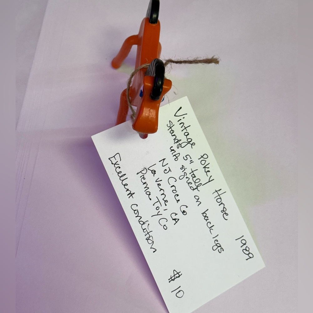 Pokey Claylike Moldable Washable Rubber Pony 50’s Toy to Modern Therapy - Picture 2 of 6